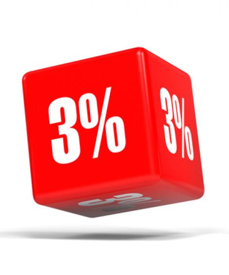 3%